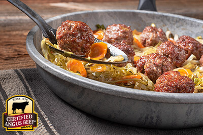 Corned Beef Meatballs and Cabbage Certified Angus Beef 